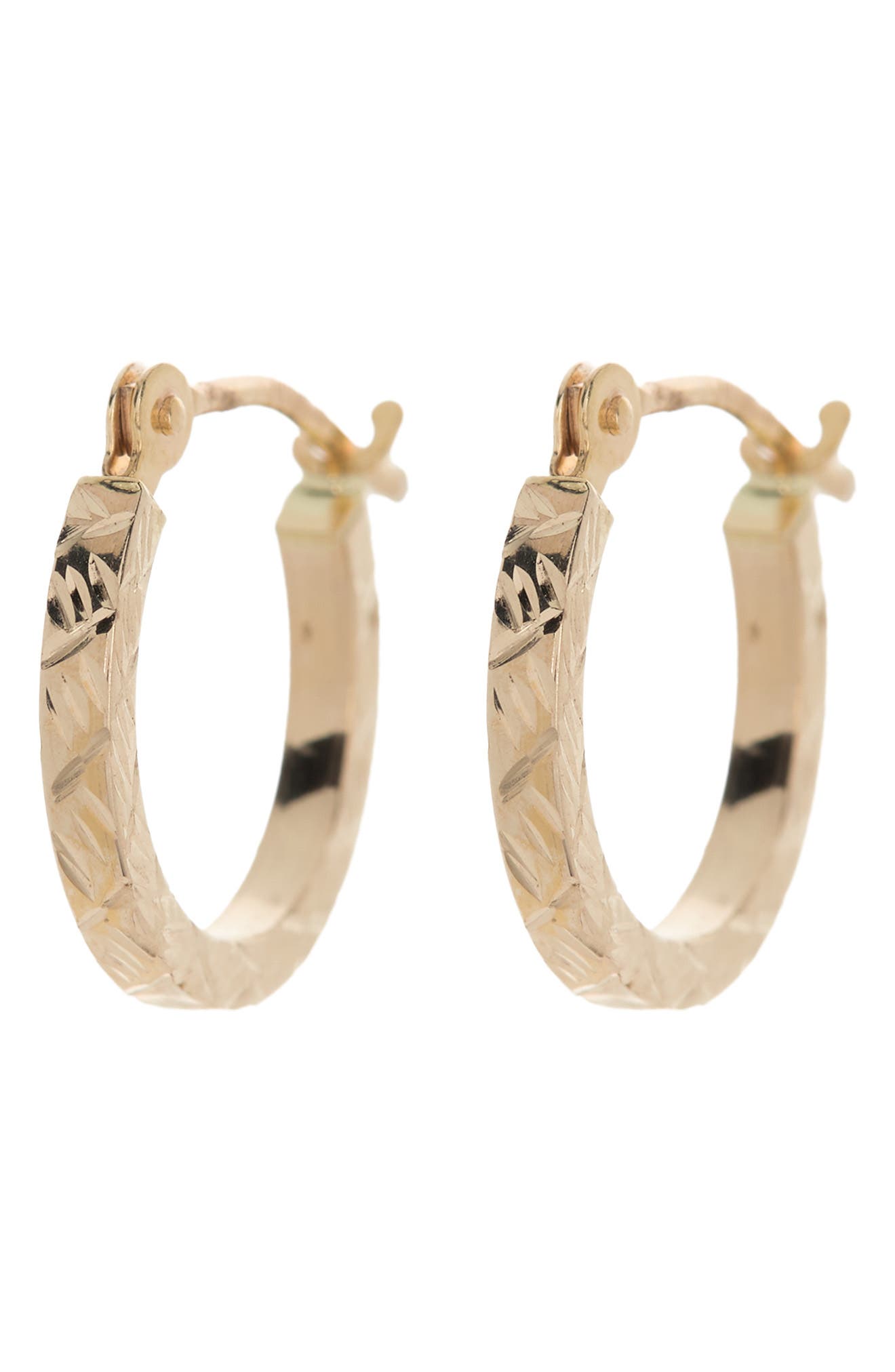 25mm x 3mm Mia Diamonds 14k White Gold 2.5mm Textured Round Hoop Earrings 25mm x 3mm Mia Diamonds 14k White Gold 2.5mm Textured Round Hoop Earrings